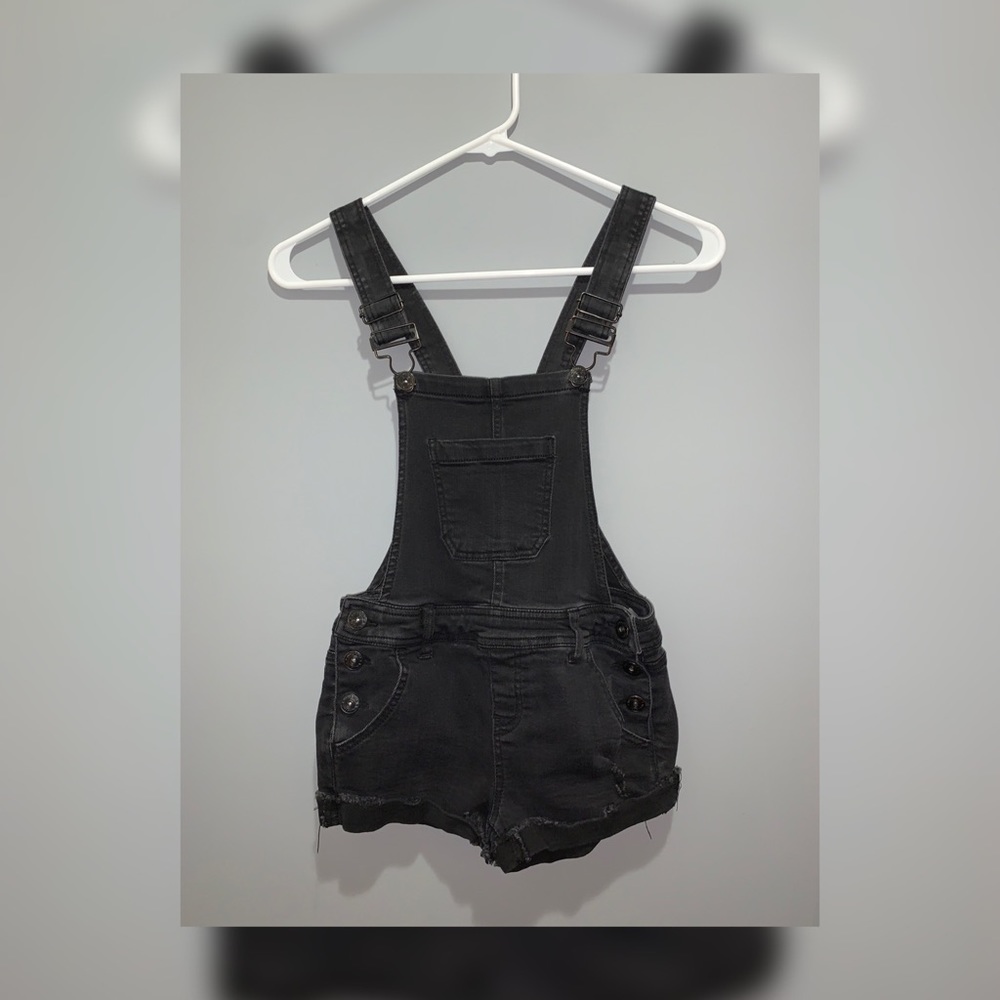 black overalls